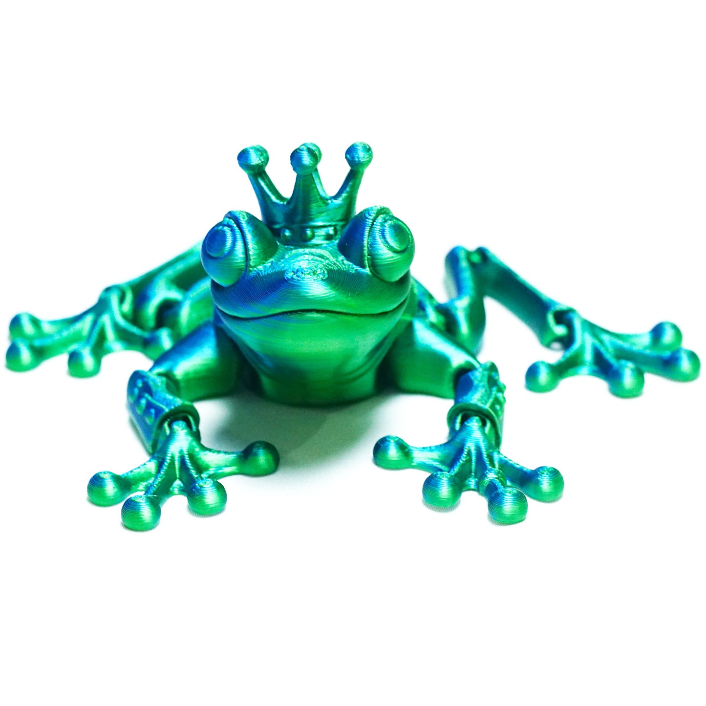 3D Printed Frog Couple Model,Flexible Animals Statue,Joint Mobility Festival Gifts,Home Office Decor,Interesting Toys for Autism/ADHD