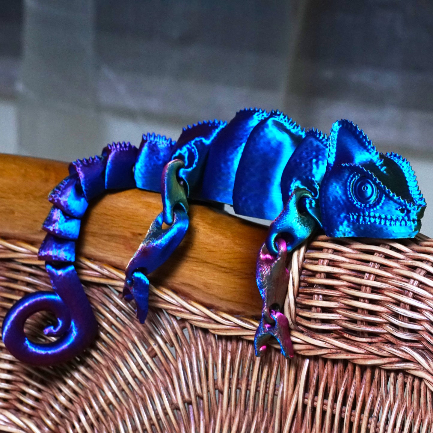 3D Printed lizard Model,Flexible Animals Statue,Joint Mobility Festival Gifts,Home Office Decor,Interesting Toys for Autism/ADHD