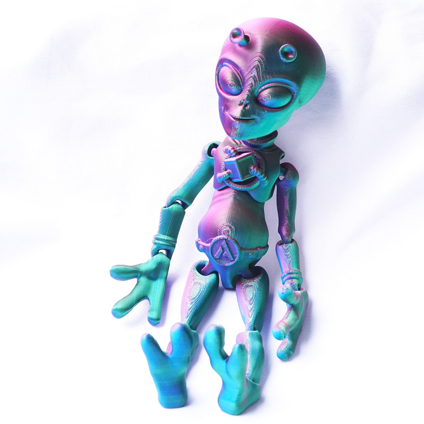 3D Printed alien Model,Flexible Animals Statue,Joint Mobility Festival Gifts,Home Office Decor,Interesting Toys for Autism/ADHD