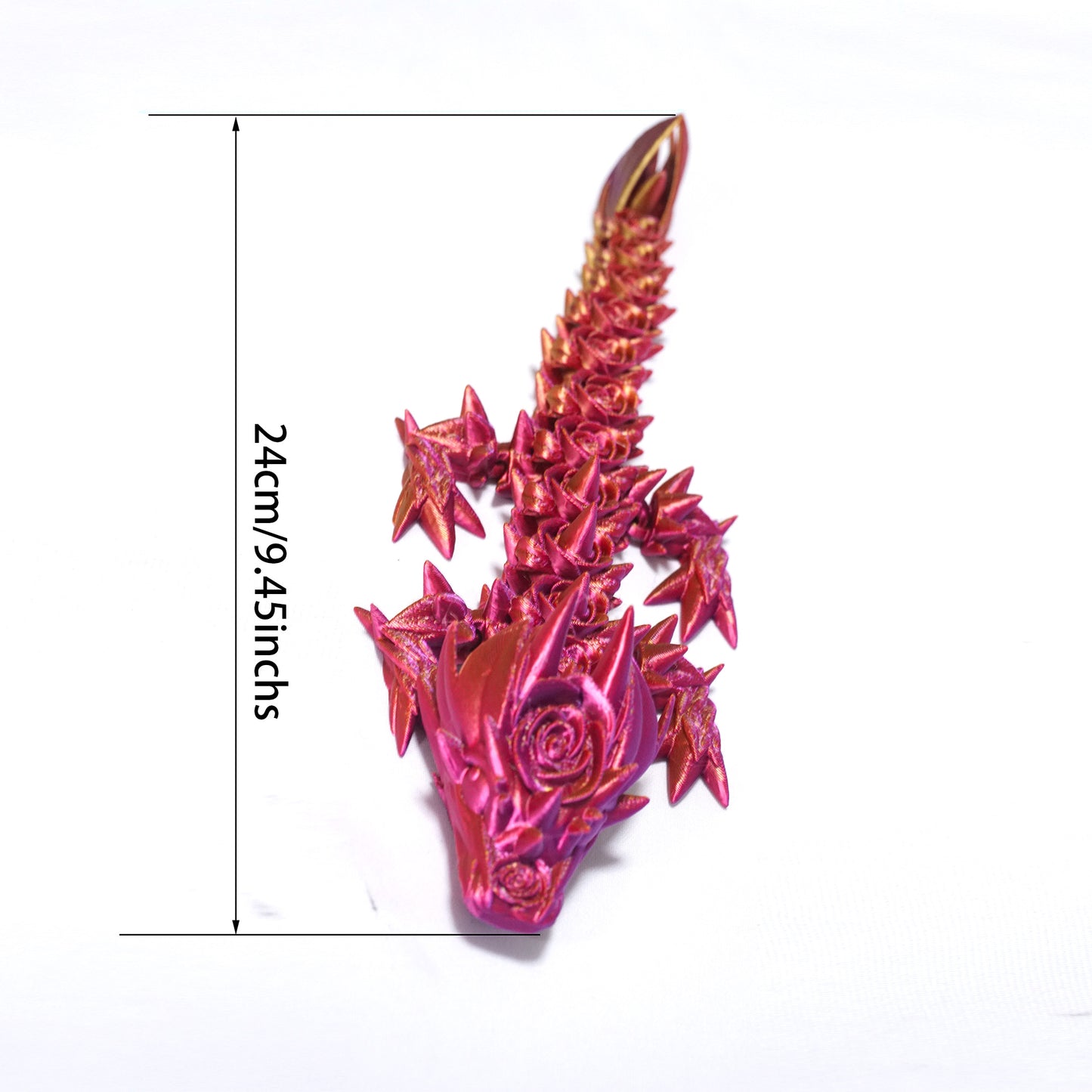 3D Printed dragon Model,Flexible Animals Statue,Joint Mobility Festival Gifts,Home Office Decor,Interesting Toys for Autism/ADHD