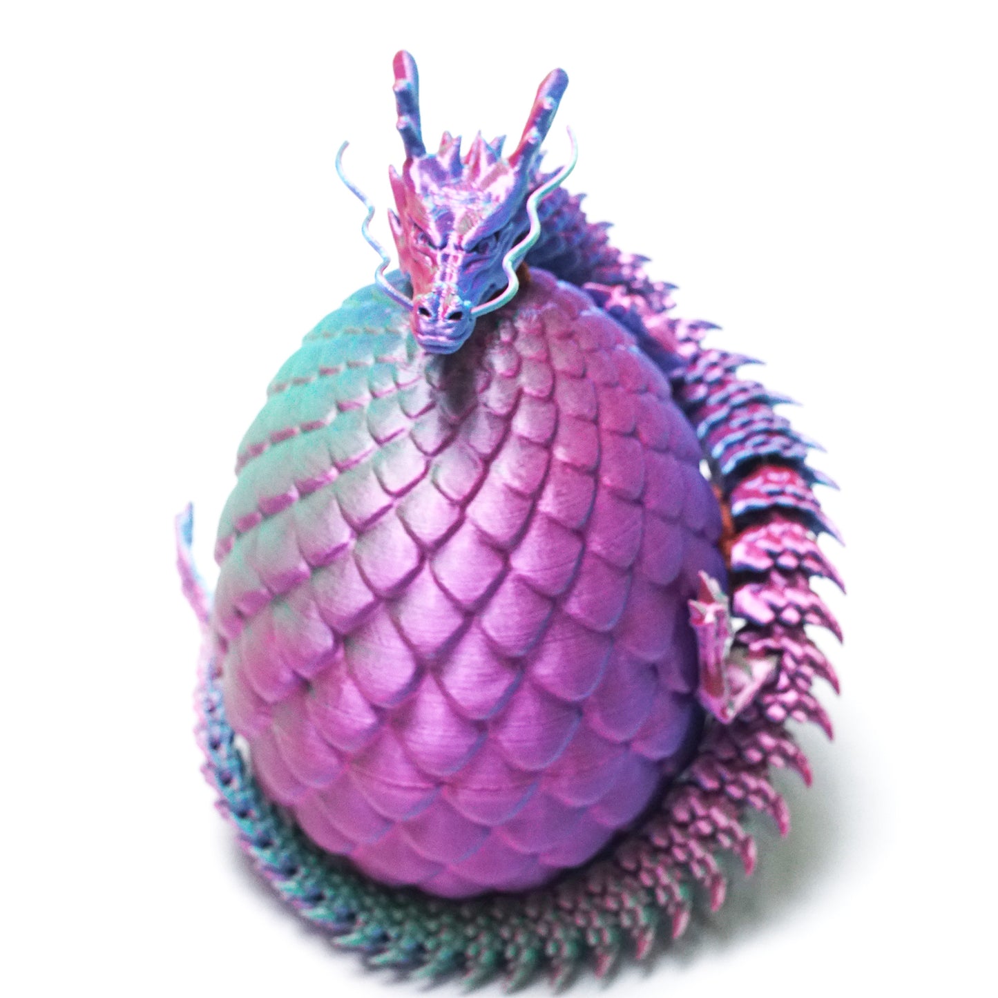 3D Printed Dragon Egg Model,Flexible Animals Statue,Joint Mobility Festival Gifts,Home Office Decor,Interesting Toys for Autism/ADHD