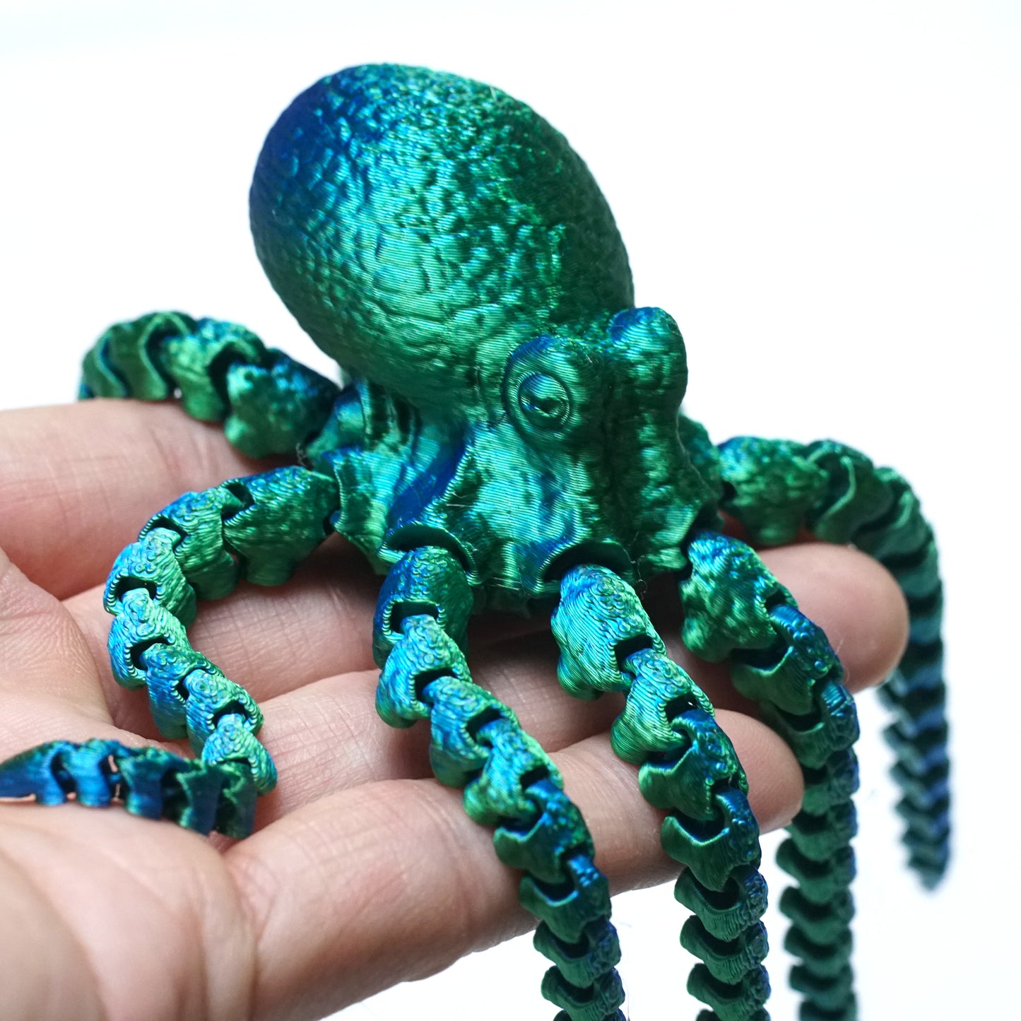 3D Printed Double Octopus Model,Flexible Animals Statue,Joint Mobility Festival Gifts,Home Office Decor,Interesting Toys for Autism/ADHD