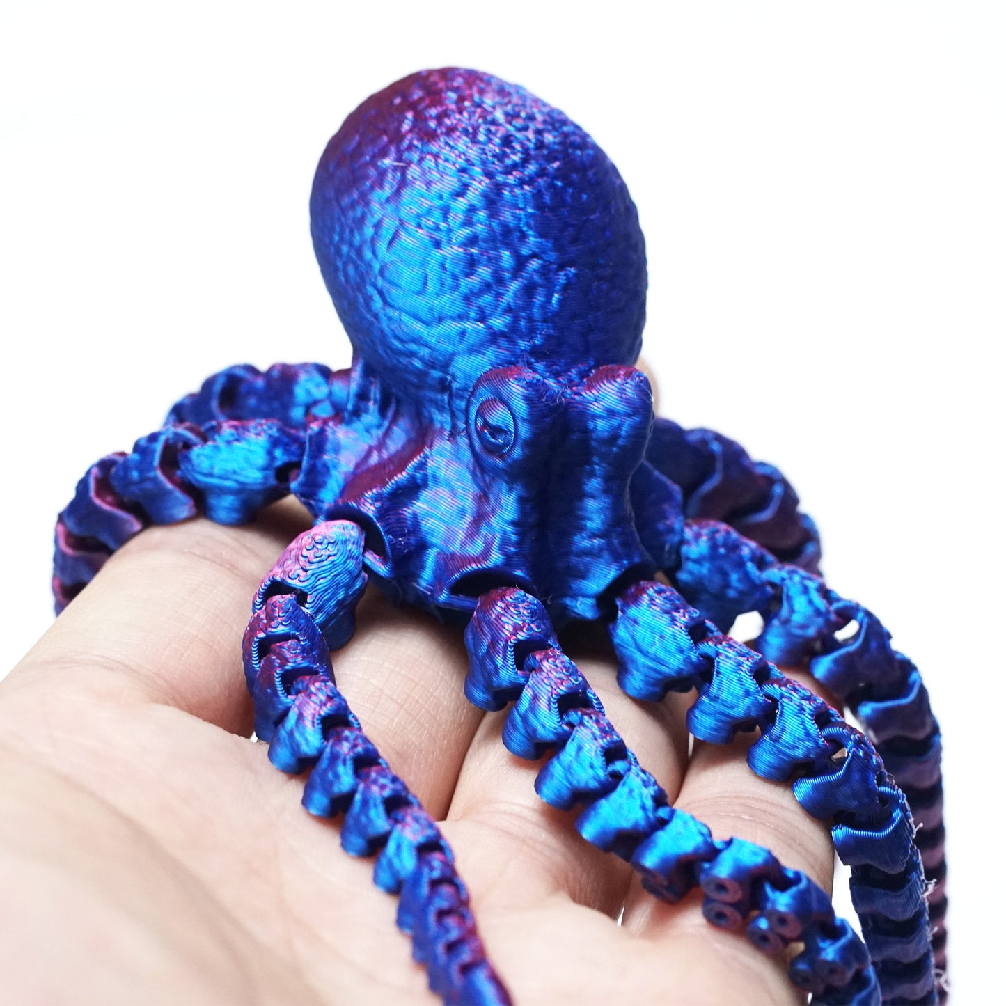 3D Printed Double Octopus Model,Flexible Animals Statue,Joint Mobility Festival Gifts,Home Office Decor,Interesting Toys for Autism/ADHD