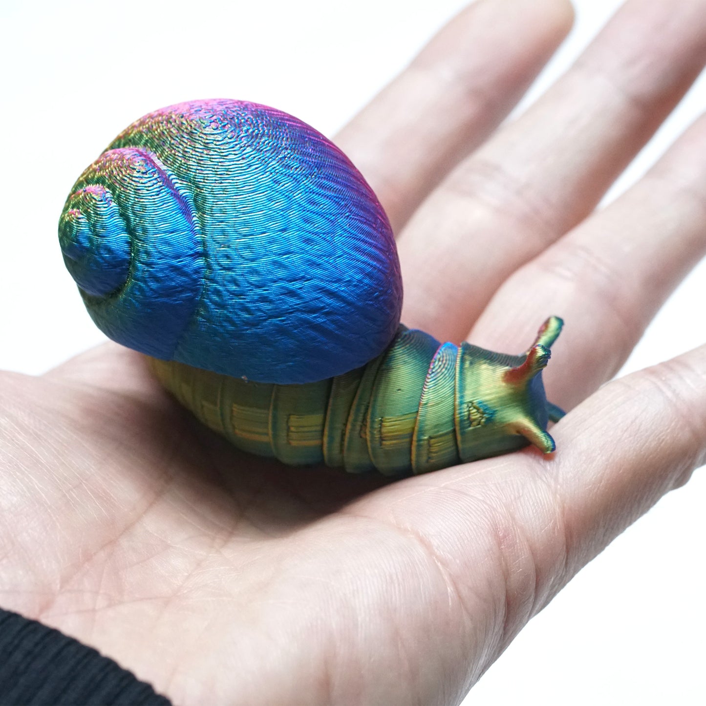 3D Printed snail Model,Flexible Animals Statue,Joint Mobility Festival Gifts,Home Office Decor,Interesting Toys for Autism/ADHD