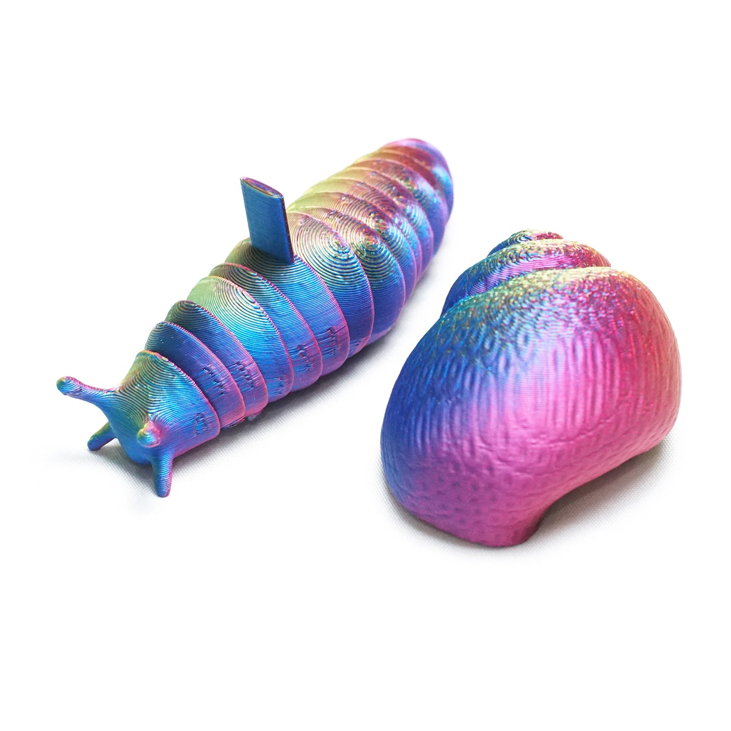 3D Printed snail Model,Flexible Animals Statue,Joint Mobility Festival Gifts,Home Office Decor,Interesting Toys for Autism/ADHD