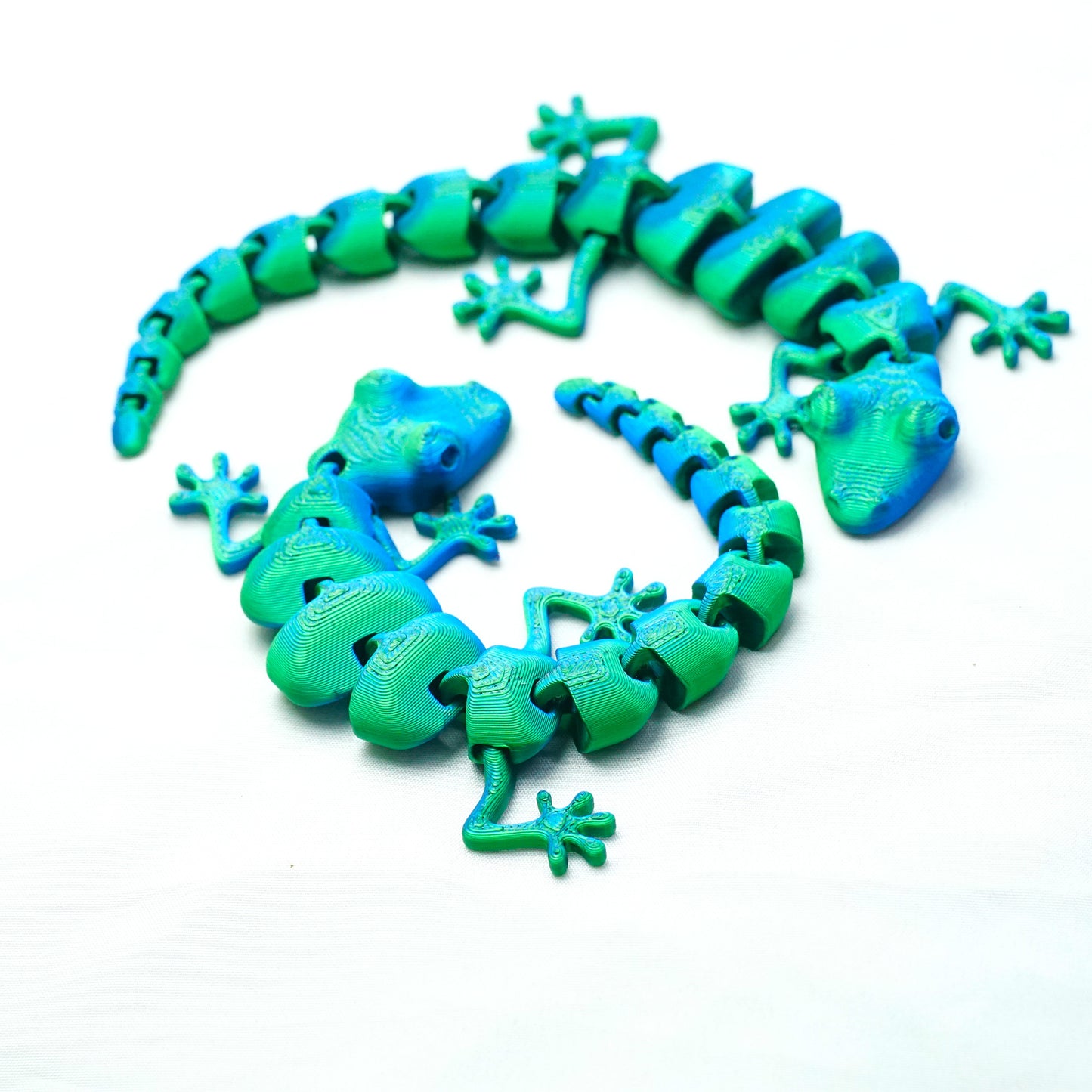 3D Printed house lizard Model,Flexible Animals Statue,Joint Mobility Festival Gifts,Home Office Decor,Interesting Toys for Autism/ADHD