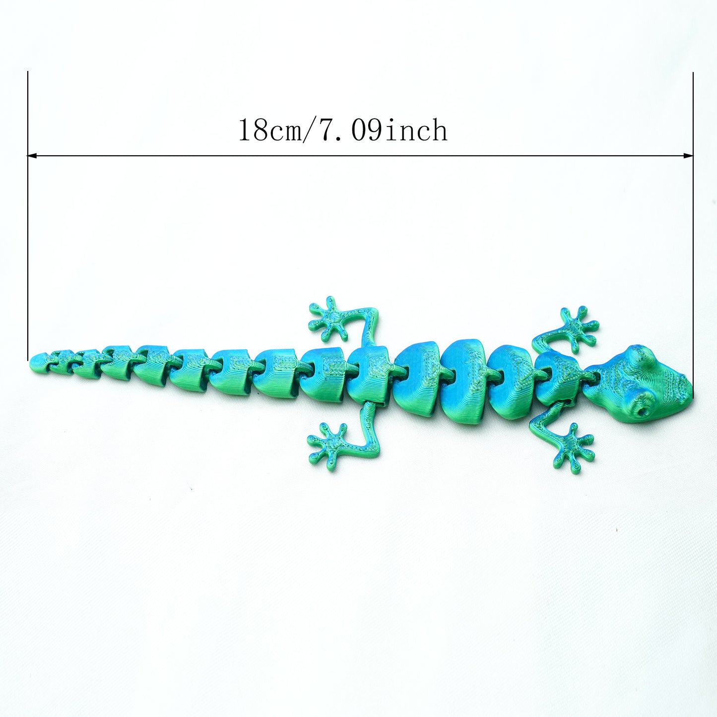 3D Printed house lizard Model,Flexible Animals Statue,Joint Mobility Festival Gifts,Home Office Decor,Interesting Toys for Autism/ADHD