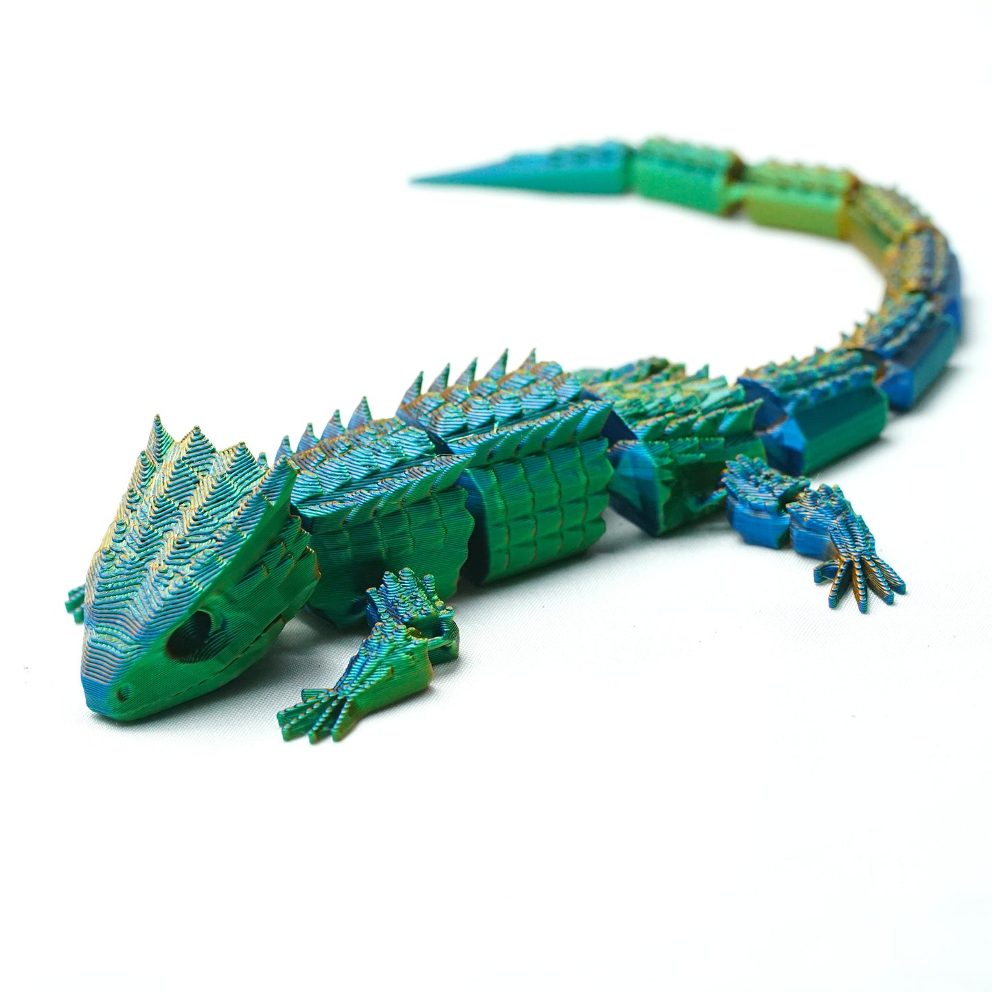 3D Printed lizard Model,Flexible Animals Statue,Joint Mobility Festival Gifts,Home Office Decor,Interesting Toys for Autism/ADHD