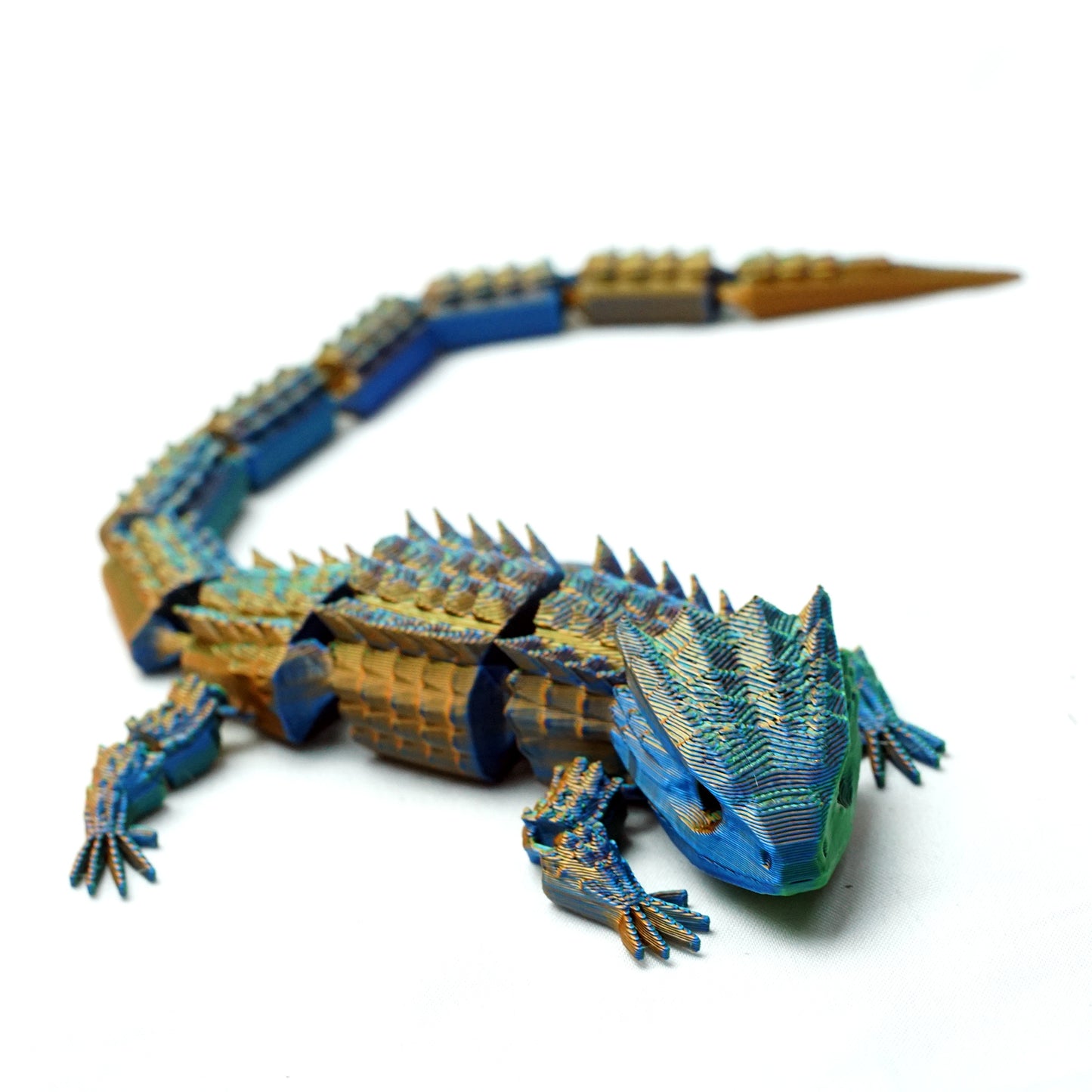 3D Printed lizard Model,Flexible Animals Statue,Joint Mobility Festival Gifts,Home Office Decor,Interesting Toys for Autism/ADHD