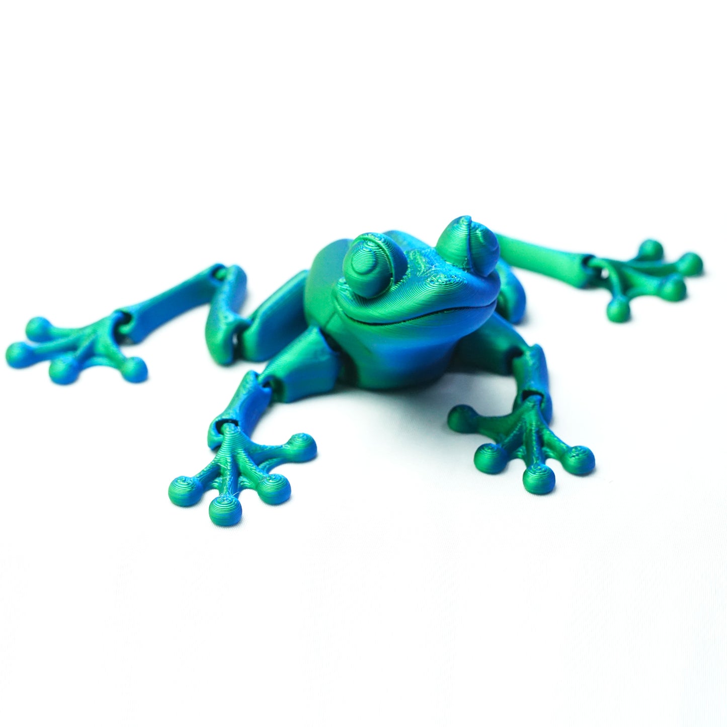 3D Printed frog Model,Flexible Animals Statue,Joint Mobility Festival Gifts,Home Office Decor,Interesting Toys for Autism/ADHD