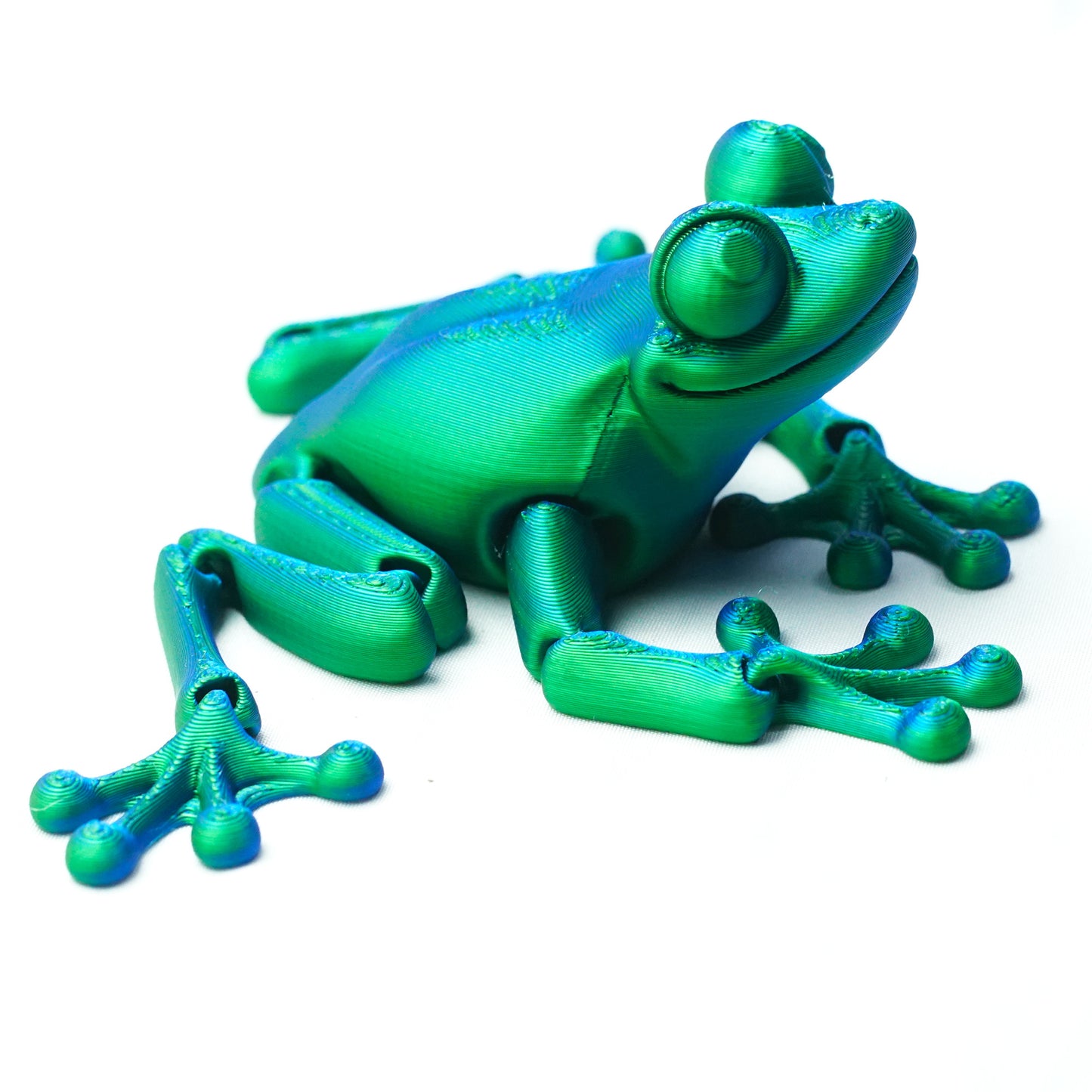 3D Printed frog Model,Flexible Animals Statue,Joint Mobility Festival Gifts,Home Office Decor,Interesting Toys for Autism/ADHD