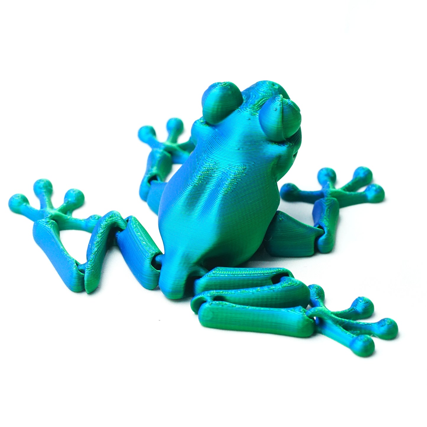 3D Printed frog Model,Flexible Animals Statue,Joint Mobility Festival Gifts,Home Office Decor,Interesting Toys for Autism/ADHD