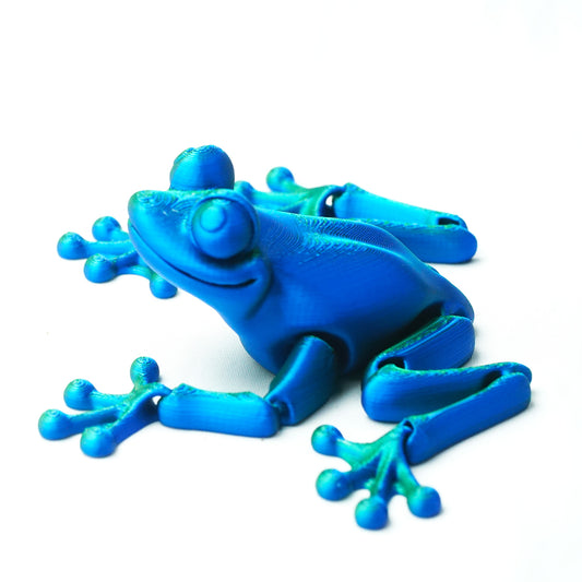 3D Printed frog Model,Flexible Animals Statue,Joint Mobility Festival Gifts,Home Office Decor,Interesting Toys for Autism/ADHD