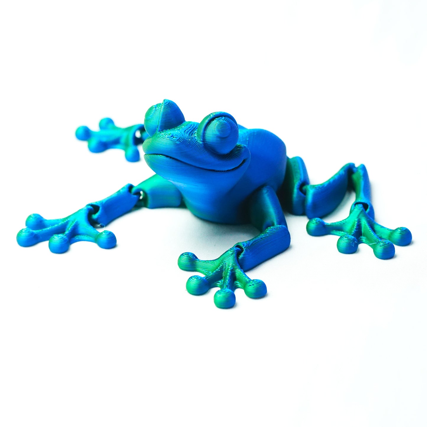 3D Printed frog Model,Flexible Animals Statue,Joint Mobility Festival Gifts,Home Office Decor,Interesting Toys for Autism/ADHD