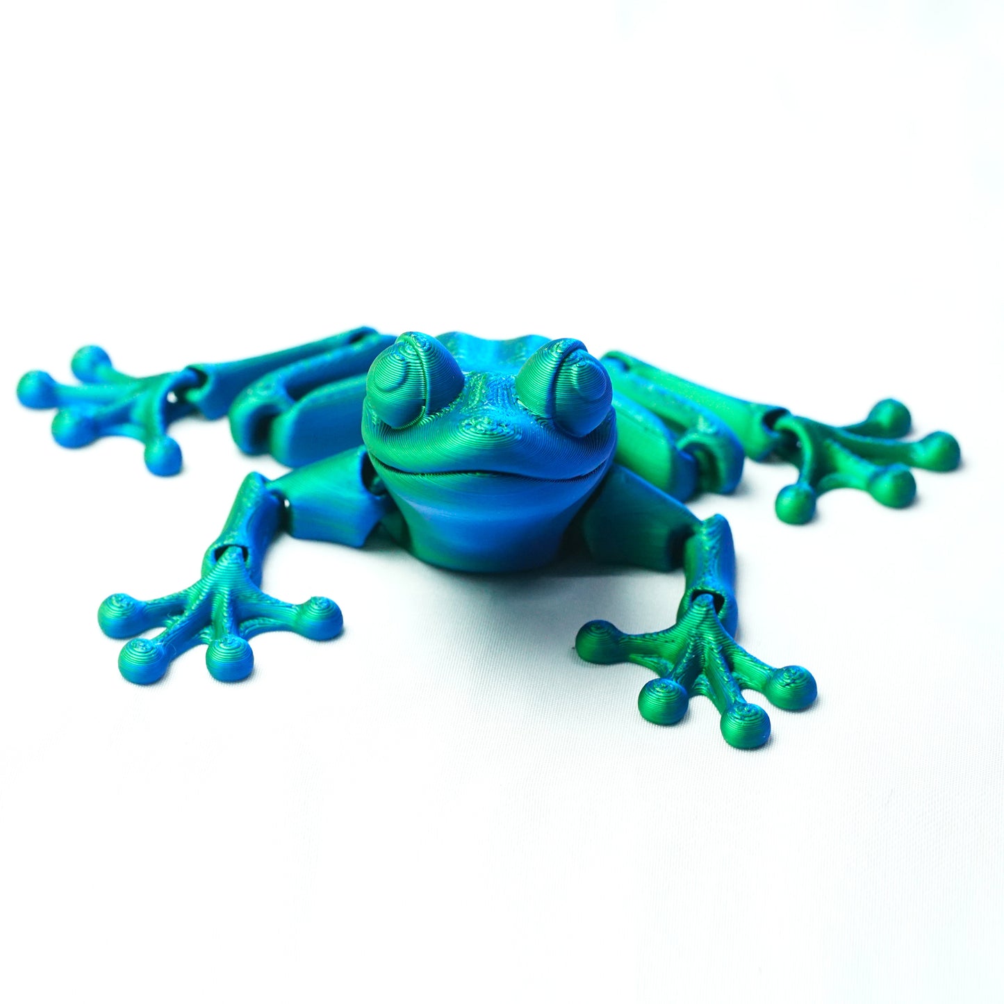 3D Printed frog Model,Flexible Animals Statue,Joint Mobility Festival Gifts,Home Office Decor,Interesting Toys for Autism/ADHD