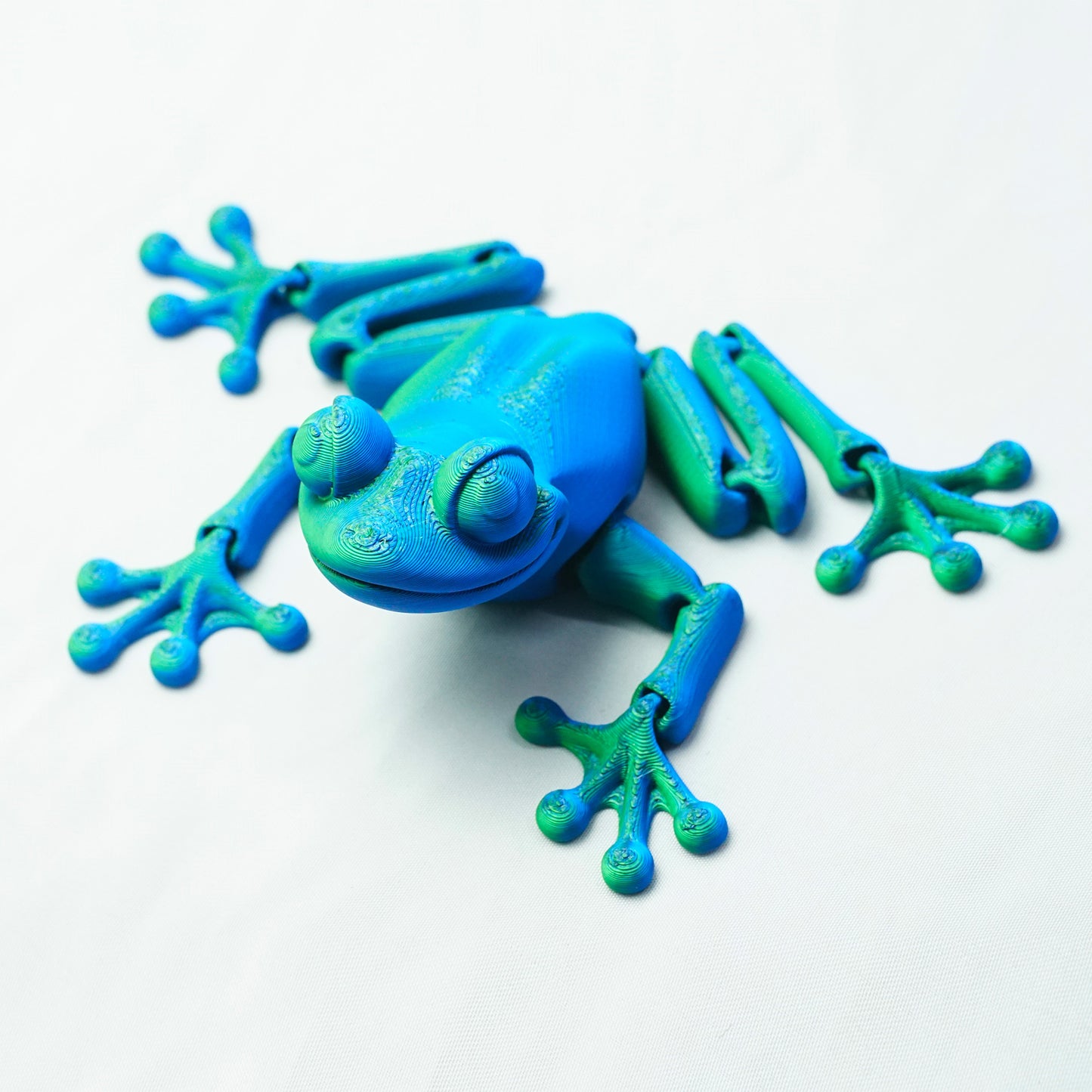 3D Printed frog Model,Flexible Animals Statue,Joint Mobility Festival Gifts,Home Office Decor,Interesting Toys for Autism/ADHD