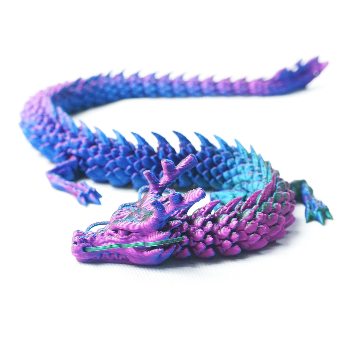 3D Printed dragon Model,Flexible Animals Statue,Joint Mobility Festival Gifts,Home Office Decor,Interesting Toys for Autism/ADHD