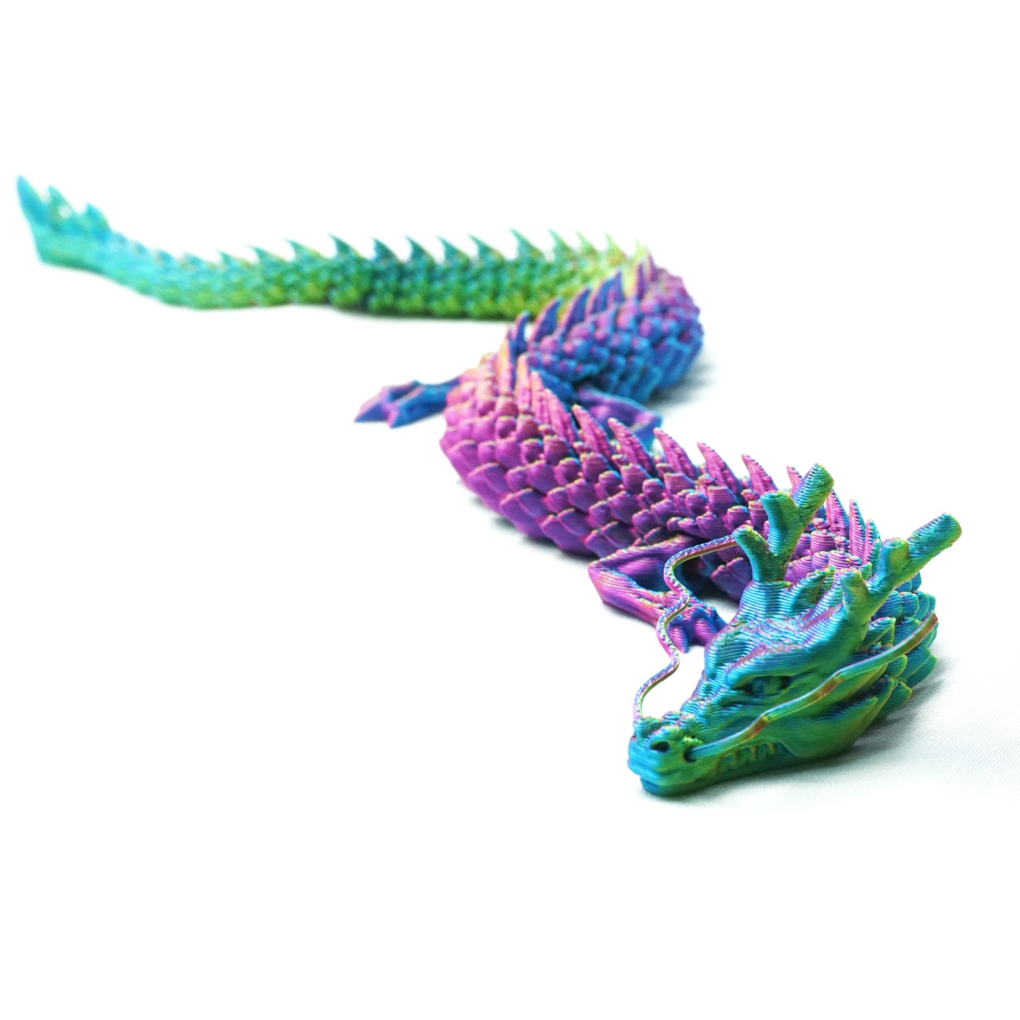 3D Printed dragon Model,Flexible Animals Statue,Joint Mobility Festival Gifts,Home Office Decor,Interesting Toys for Autism/ADHD