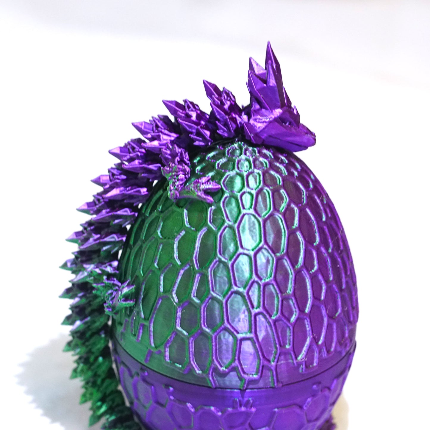 3D Printed Dragon Egg Model,Flexible Animals Statue,Joint Mobility Festival Gifts,Home Office Decor,Interesting Toys for Autism/ADHD