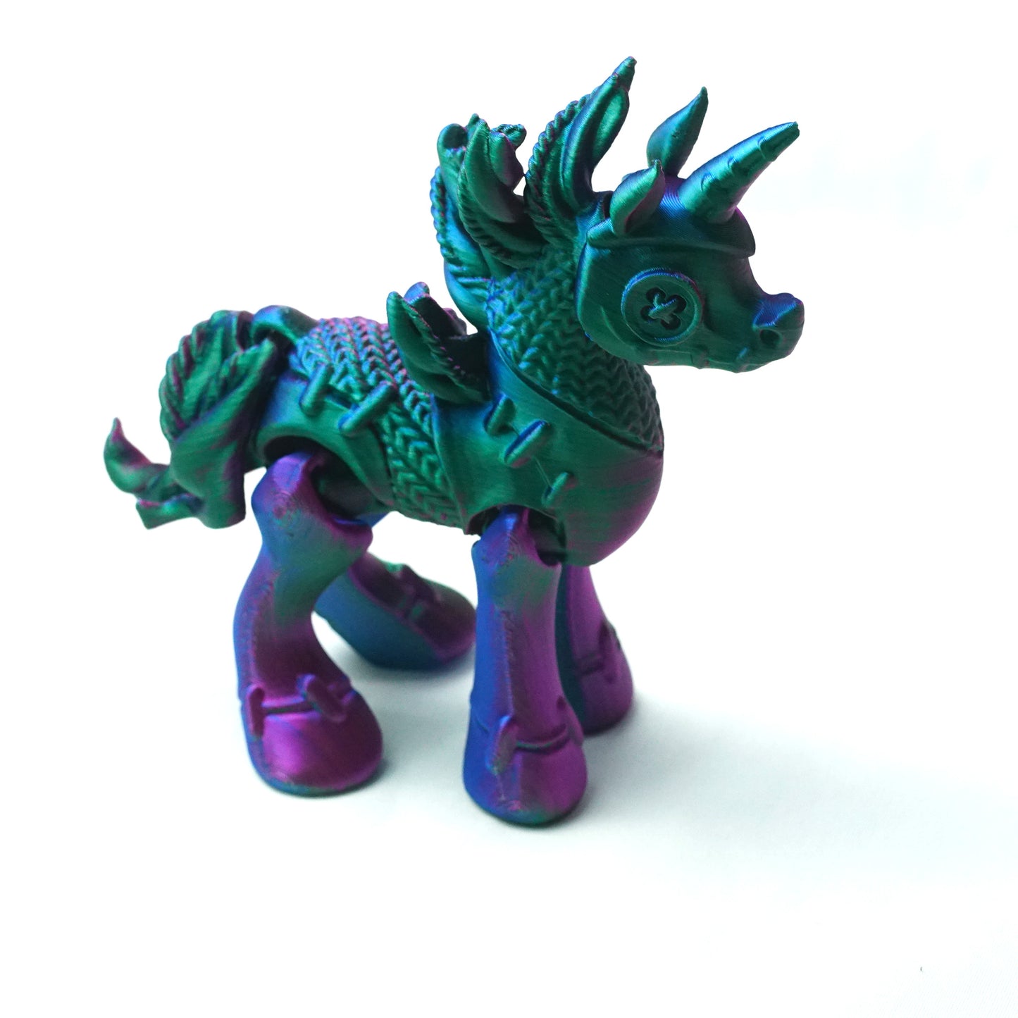 3D Printed unicorn Model,Flexible Animals Statue,Joint Mobility Festival Gifts,Home Office Decor,Interesting Toys for Autism/ADHD