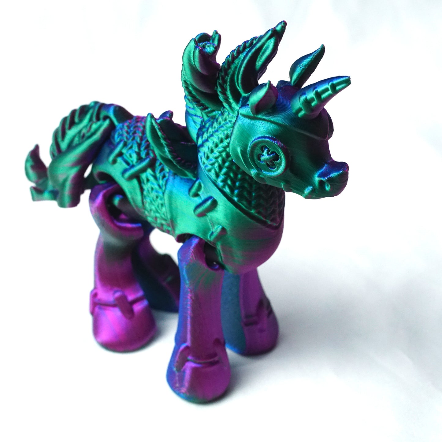 3D Printed unicorn Model,Flexible Animals Statue,Joint Mobility Festival Gifts,Home Office Decor,Interesting Toys for Autism/ADHD