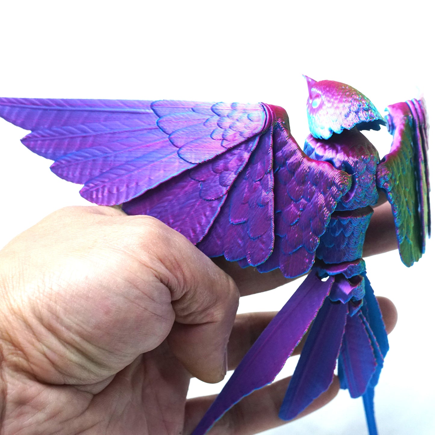 3D Printed swallow Model,Flexible Animals Statue,Joint Mobility Festival Gifts,Home Office Decor,Interesting Toys for Autism/ADHD