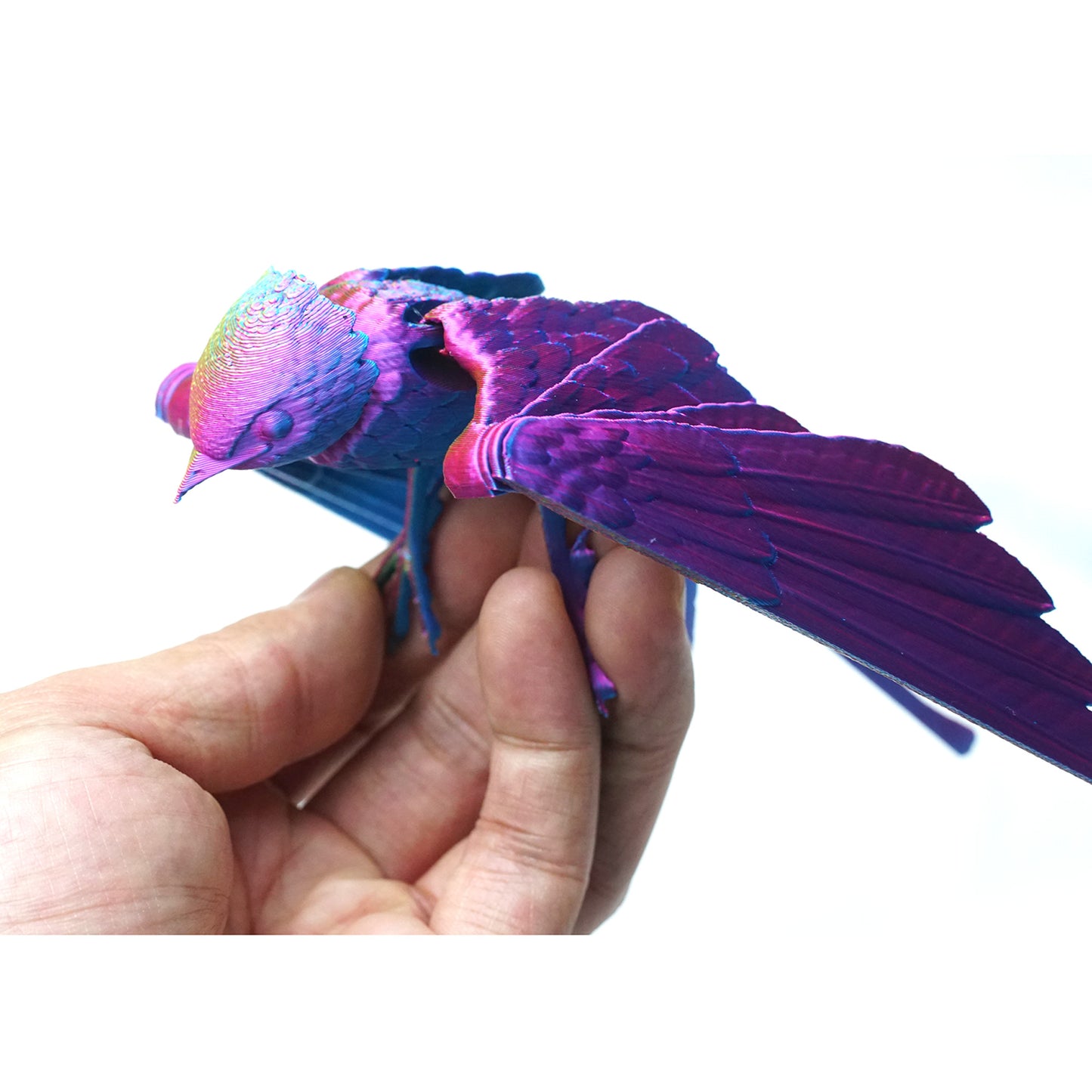 3D Printed swallow Model,Flexible Animals Statue,Joint Mobility Festival Gifts,Home Office Decor,Interesting Toys for Autism/ADHD