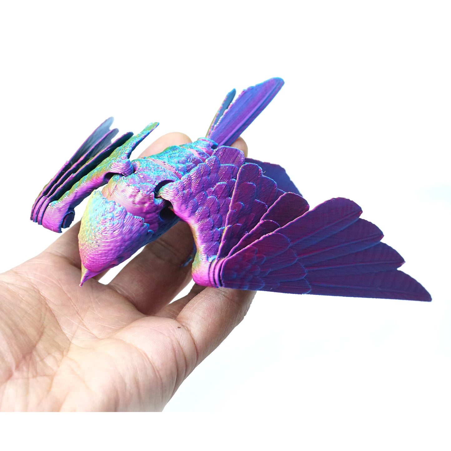 3D Printed swallow Model,Flexible Animals Statue,Joint Mobility Festival Gifts,Home Office Decor,Interesting Toys for Autism/ADHD