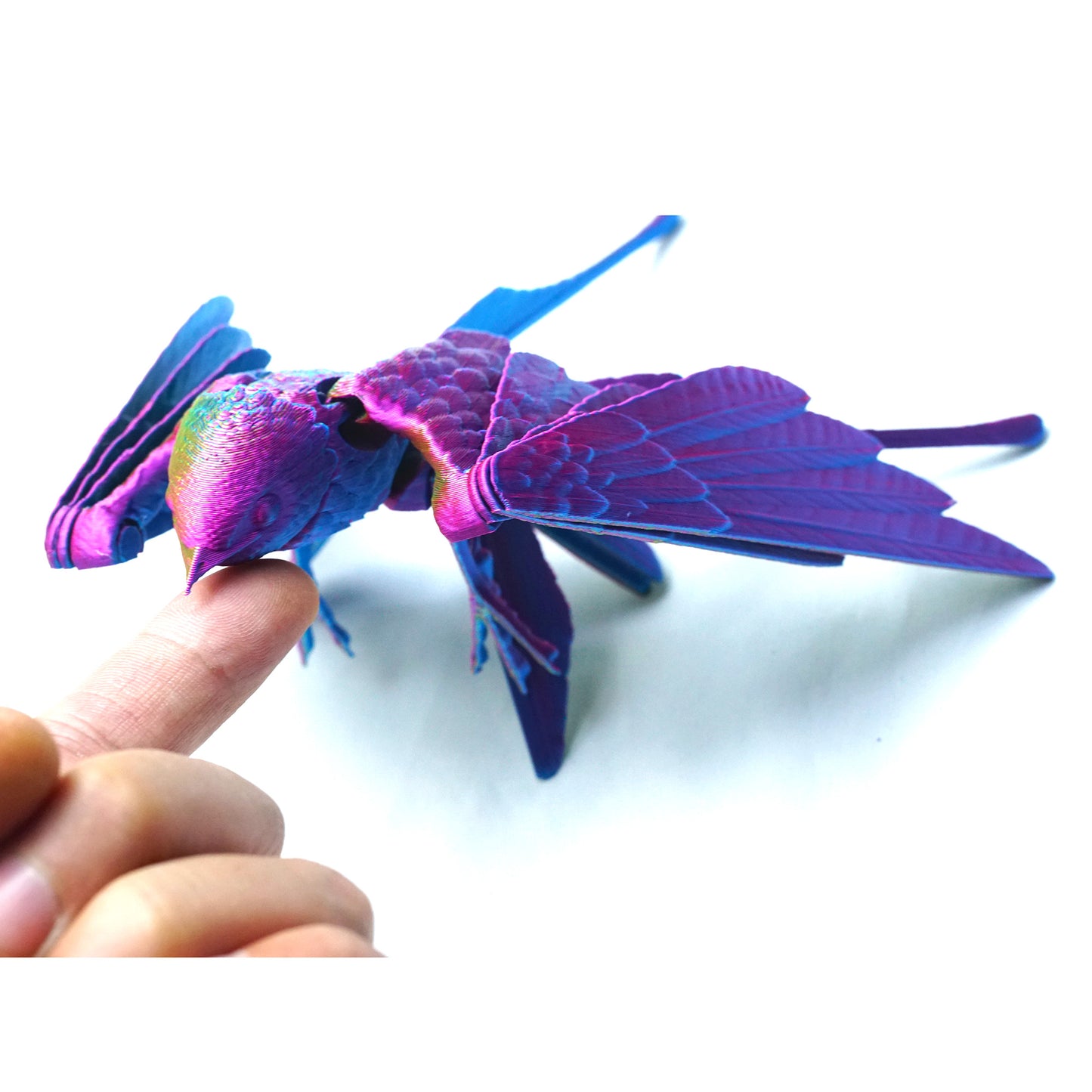 3D Printed swallow Model,Flexible Animals Statue,Joint Mobility Festival Gifts,Home Office Decor,Interesting Toys for Autism/ADHD