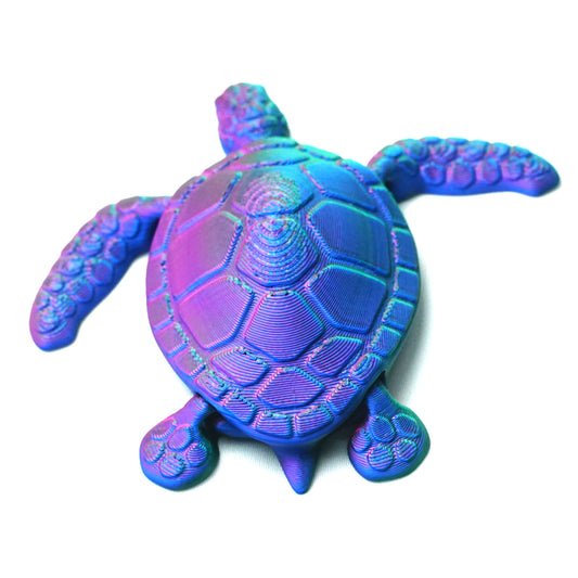 3D Printed sea turtle Model,Flexible Animals Statue,Joint Mobility Festival Gifts,Home Office Decor,Interesting Toys for Autism/ADHD