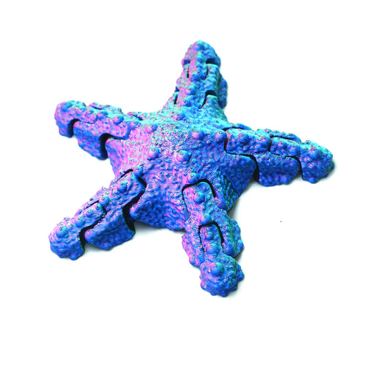 3D Printed Starfish Model,Flexible Animals Statue,Joint Mobility Festival Gifts,Home Office Decor,Interesting Toys for Autism/ADHD