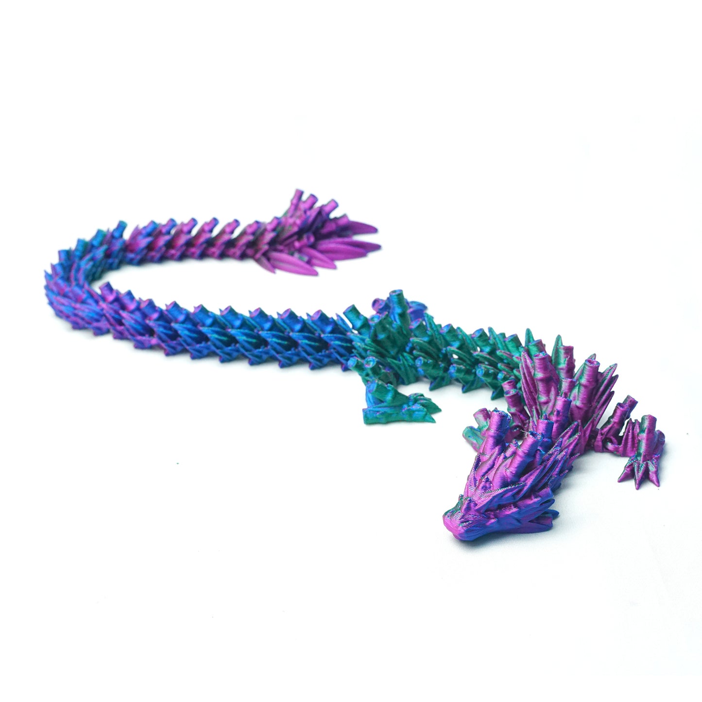 3D Printed Zhujie Dragon Model,Flexible Animals Statue,Joint Mobility Festival Gifts,Home Office Decor,Interesting Toys for Autism/ADHD