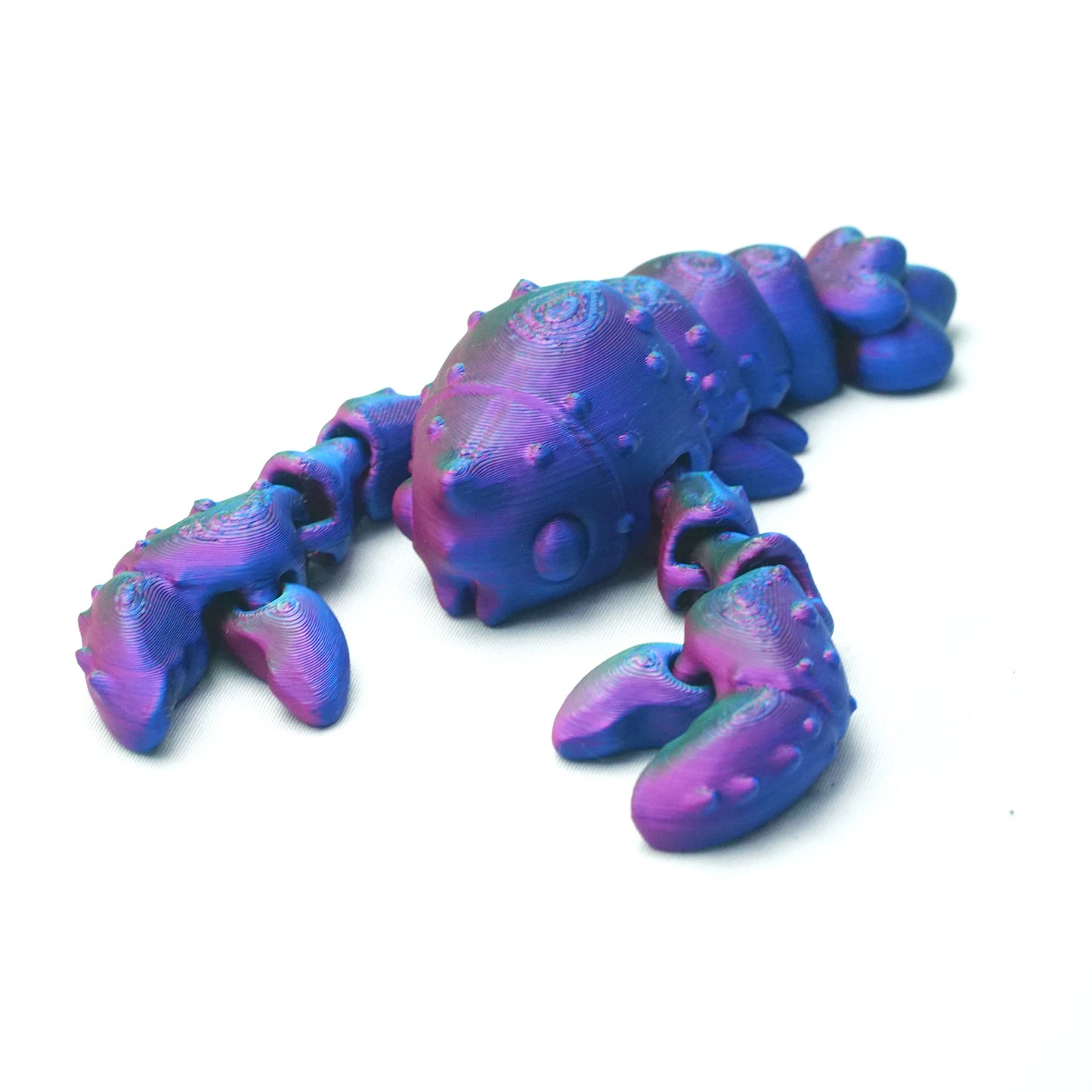 3D Printed Crayfish Model,Flexible Animals Statue,Joint Mobility Festival Gifts,Home Office Decor,Interesting Toys for Autism/ADHD