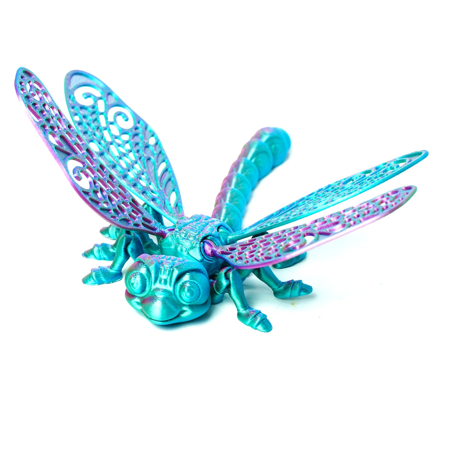 3D Printed dragonfly Model,Flexible Animals Statue,Joint Mobility Festival Gifts,Home Office Decor,Interesting Toys for Autism/ADHD