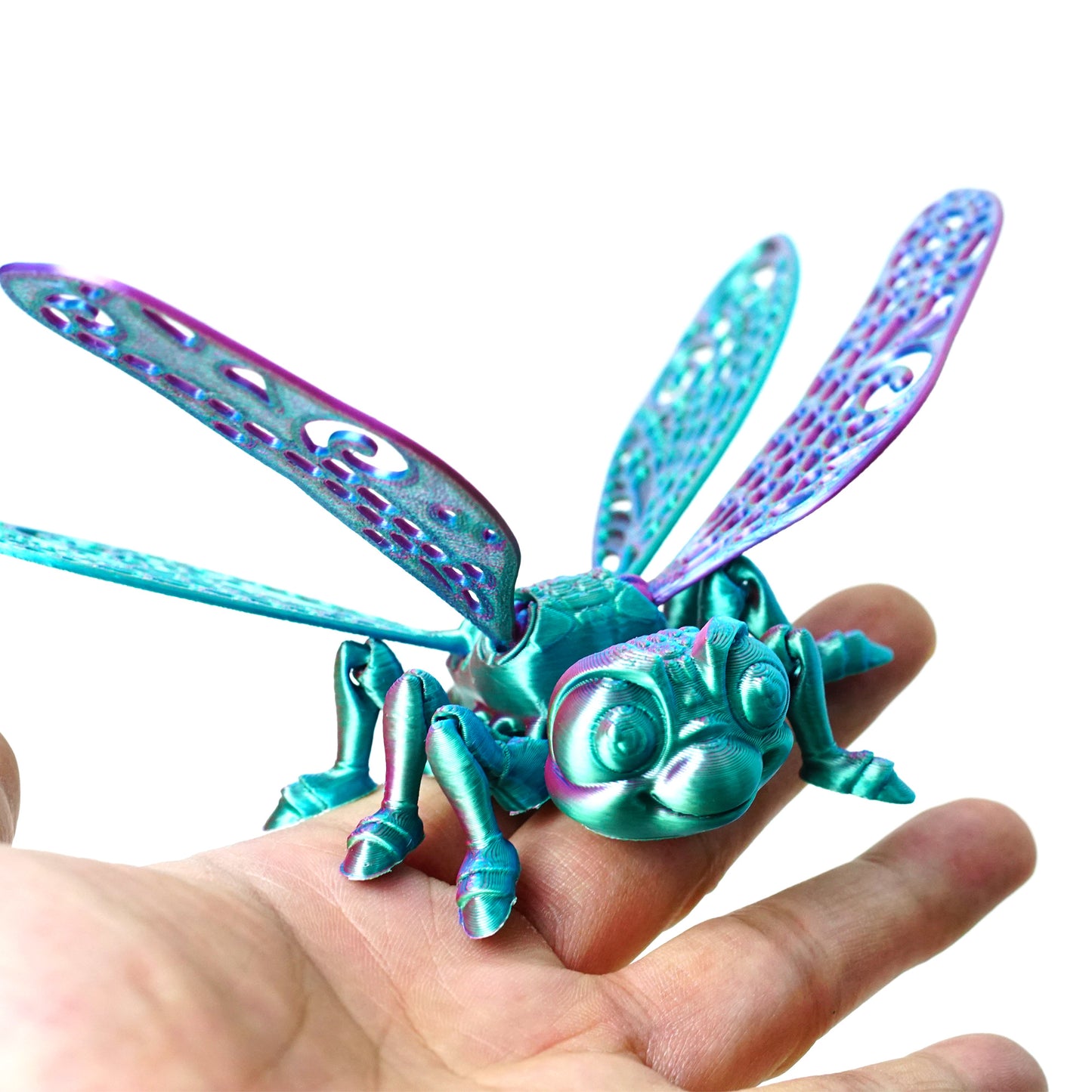 3D Printed dragonfly Model,Flexible Animals Statue,Joint Mobility Festival Gifts,Home Office Decor,Interesting Toys for Autism/ADHD