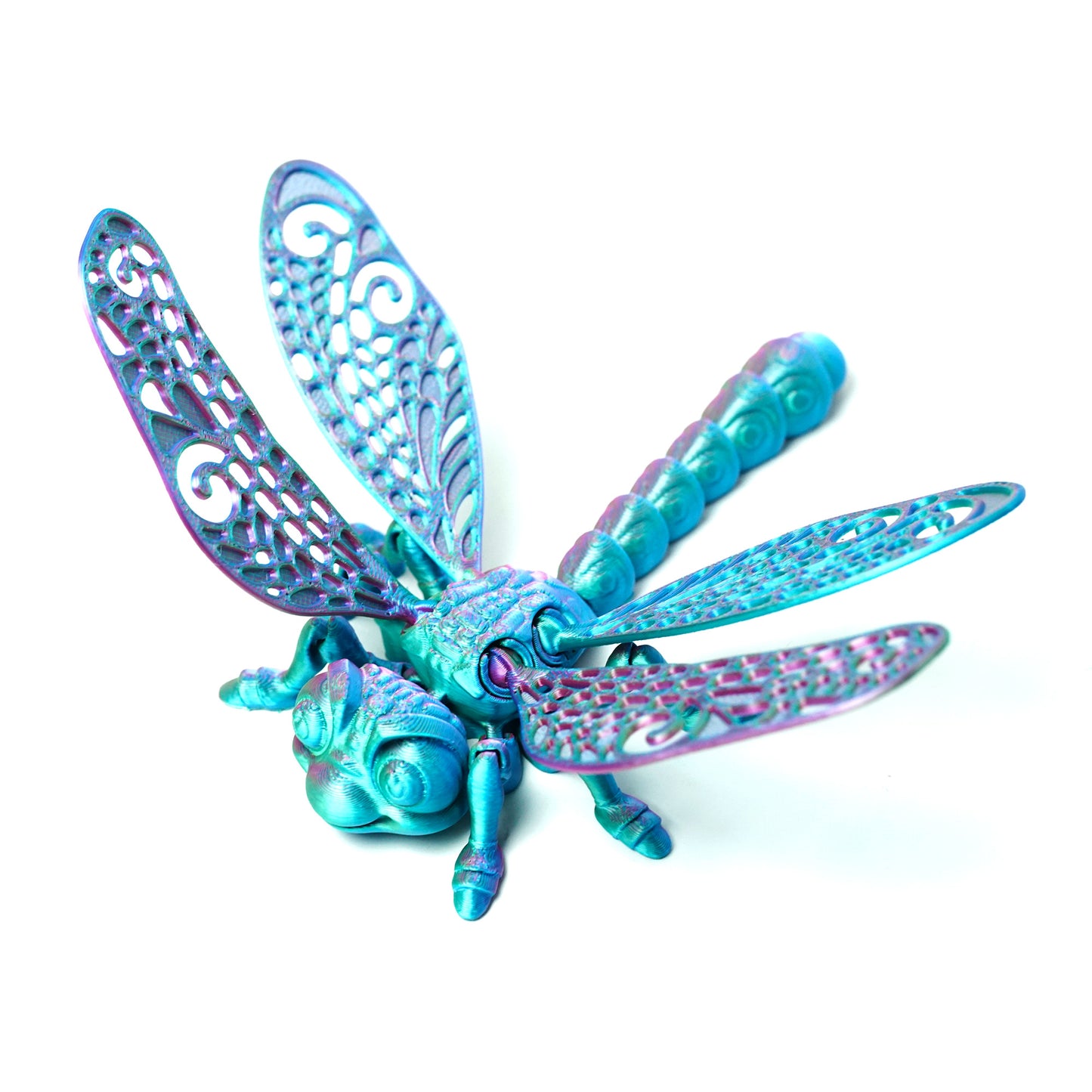 3D Printed dragonfly Model,Flexible Animals Statue,Joint Mobility Festival Gifts,Home Office Decor,Interesting Toys for Autism/ADHD