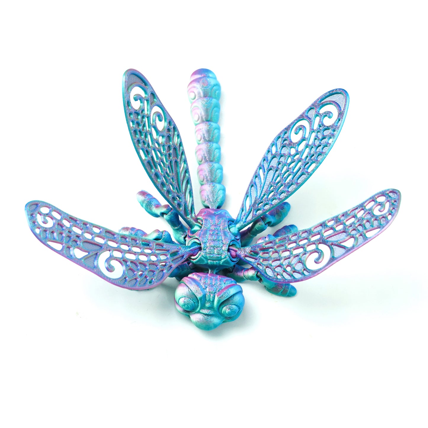 3D Printed dragonfly Model,Flexible Animals Statue,Joint Mobility Festival Gifts,Home Office Decor,Interesting Toys for Autism/ADHD