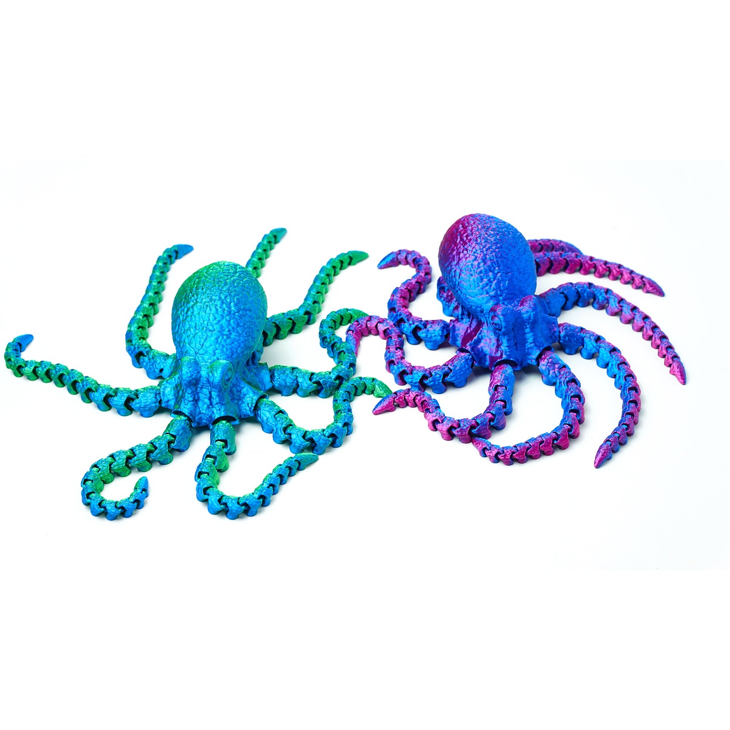 3D Printed Double Octopus Model,Flexible Animals Statue,Joint Mobility Festival Gifts,Home Office Decor,Interesting Toys for Autism/ADHD