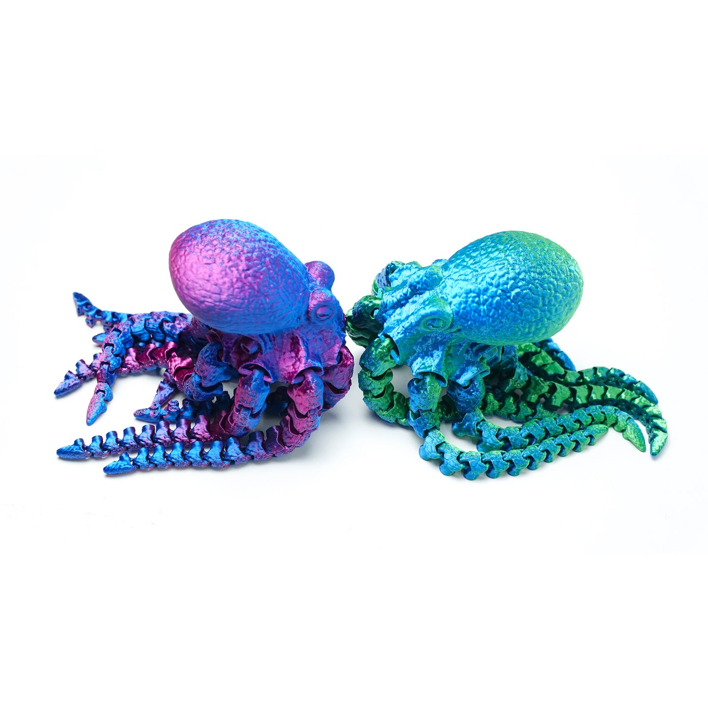 3D Printed Double Octopus Model,Flexible Animals Statue,Joint Mobility Festival Gifts,Home Office Decor,Interesting Toys for Autism/ADHD