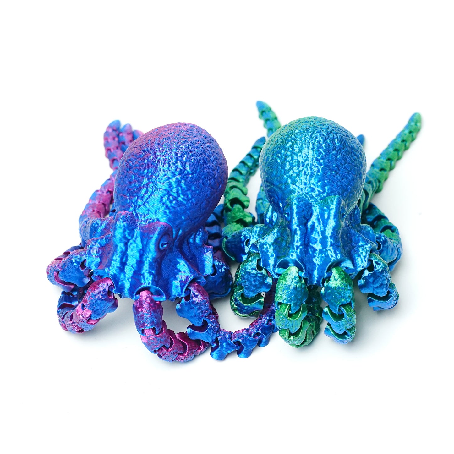 3D Printed Double Octopus Model,Flexible Animals Statue,Joint Mobility Festival Gifts,Home Office Decor,Interesting Toys for Autism/ADHD