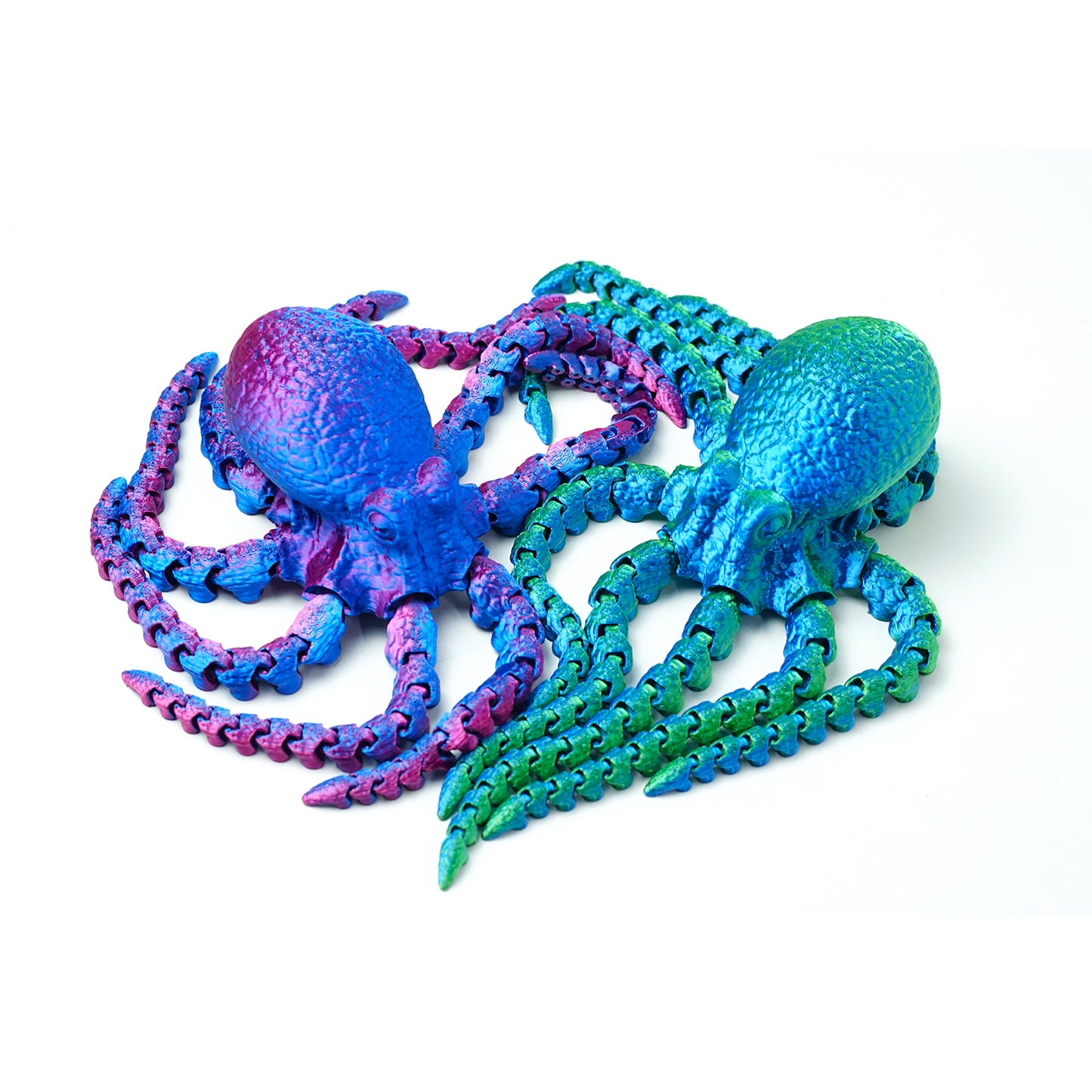 3D Printed Double Octopus Model,Flexible Animals Statue,Joint Mobility Festival Gifts,Home Office Decor,Interesting Toys for Autism/ADHD