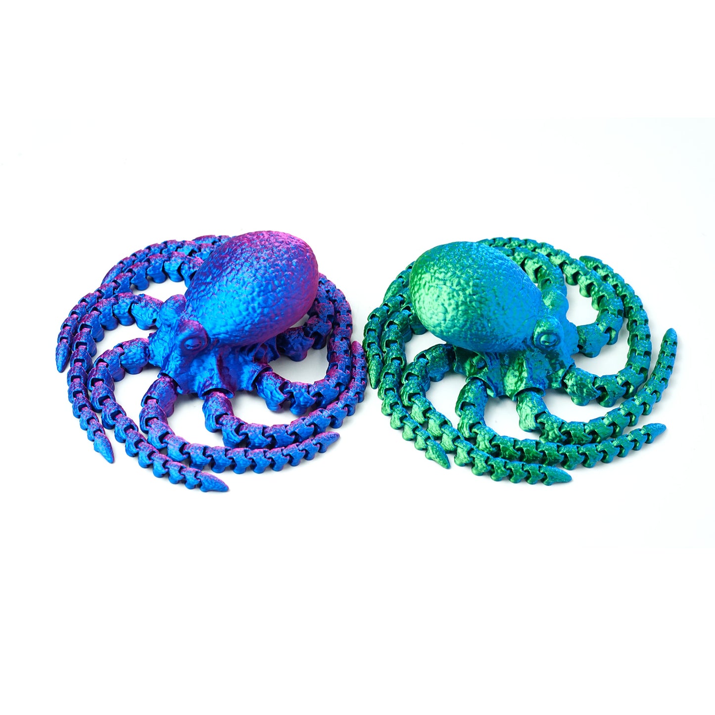 3D Printed Double Octopus Model,Flexible Animals Statue,Joint Mobility Festival Gifts,Home Office Decor,Interesting Toys for Autism/ADHD