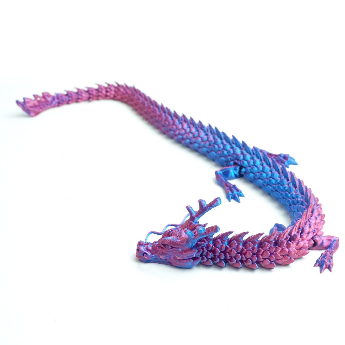 3D Printed dragon Model,Flexible dragon Statue,Joint Mobility,Home Office Decor,Interesting Toys for Autism/ADHD,Festival Gifts toco,Fidget Toys, Executive Desk Animals Toy