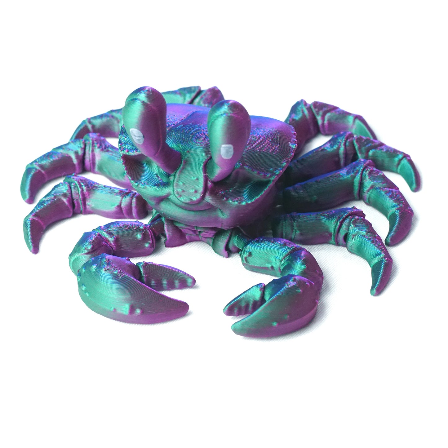 3D Printed Crab Model,Flexible Animals Statue,Joint Mobility Festival Gifts,Home Office Decor,Interesting Toys for Autism/ADHD